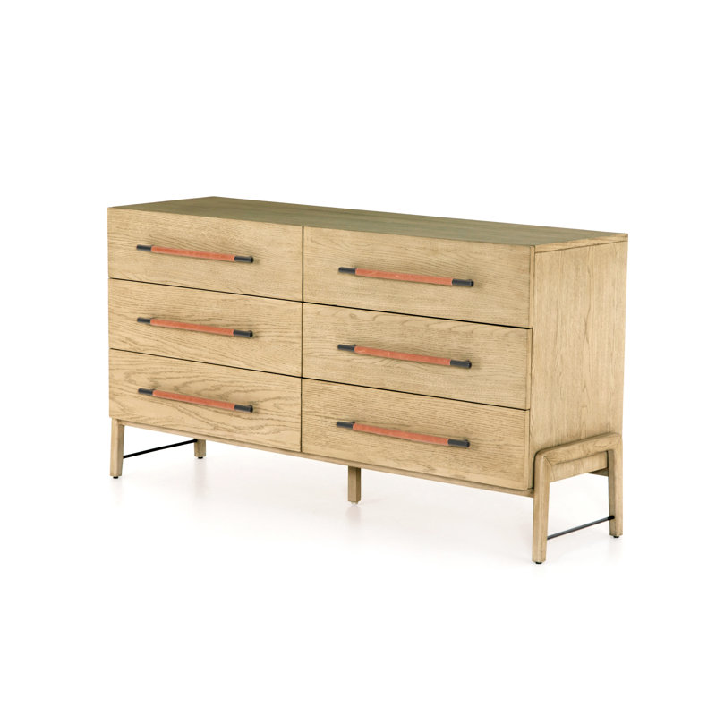 Rosedale 6 - Drawer Dresser, Yucca Oak