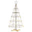  Christmas Cone Tree with Stand Black Steel-153196634