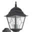 Matte Black Plug-in Outdoor Wall Lantern