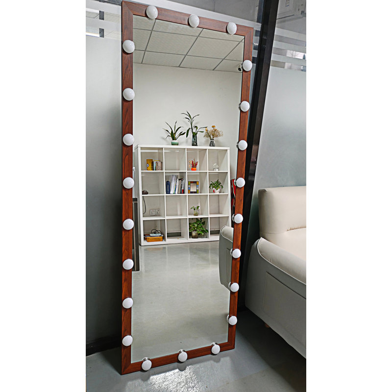 Miroir pleine grandeur avec lumières et miroir de coiffeuse