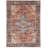 Jakobson Machine Washable Rust and Ivory Area Rug-1568371975