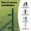 Vidaxl Fence With Posts -Coated Steel-116797901-116797902