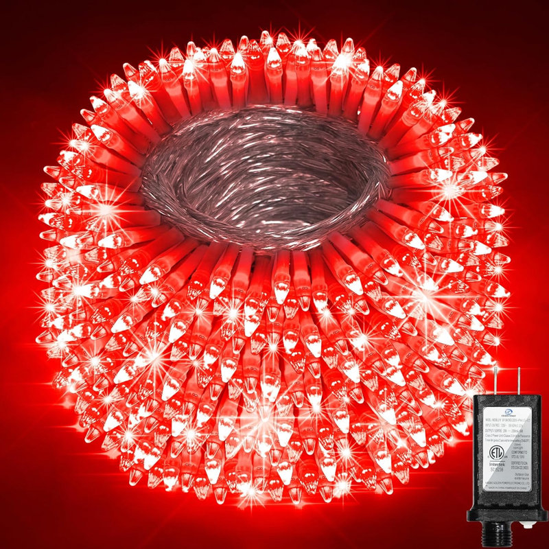 Guirlande de lumières à DEL, Rouge