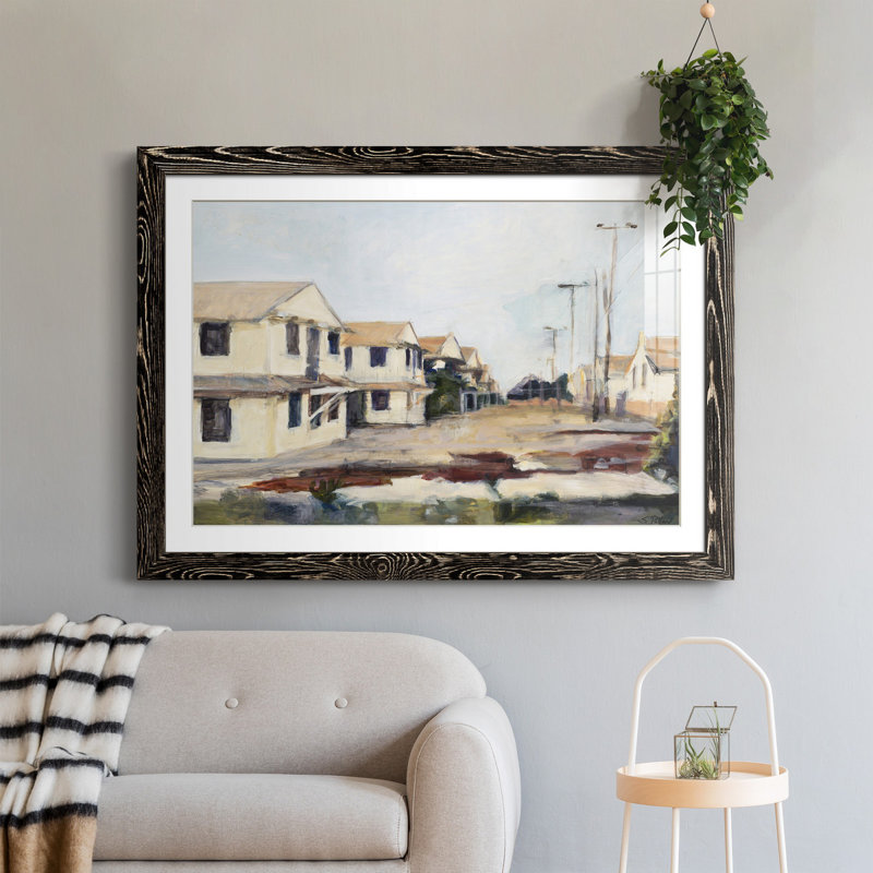 Dimanche - Cadre photo, reproduction d'art sur papier, H 37,5 po x l 27,5 po x P 1,5 po, Cadre noir