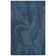 Tapis bleu en laine touffeté à la main Aaliyah