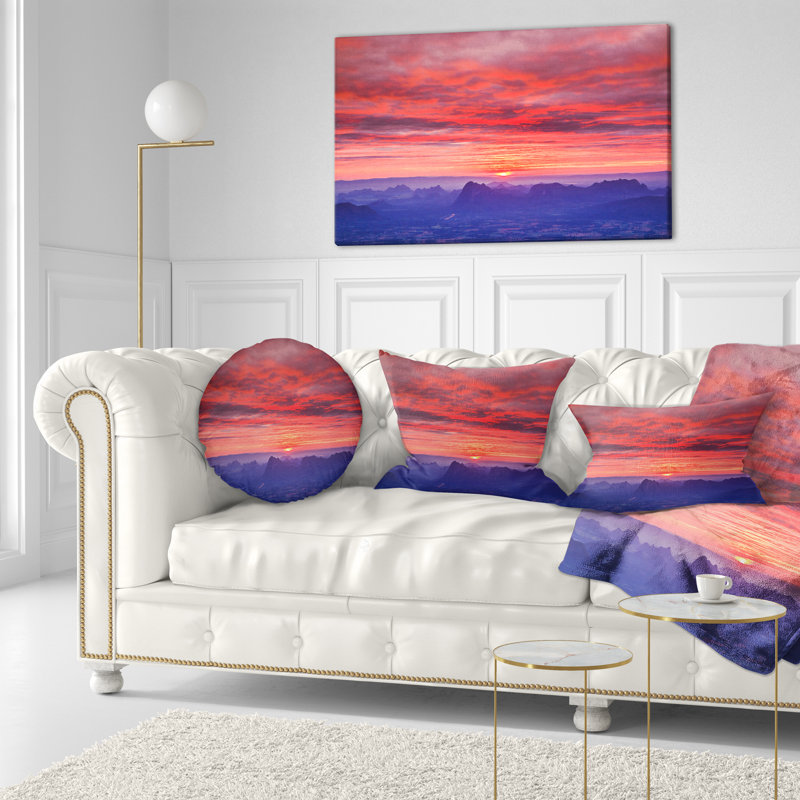Housse et insert de coussin rectangulaire First Light Morning