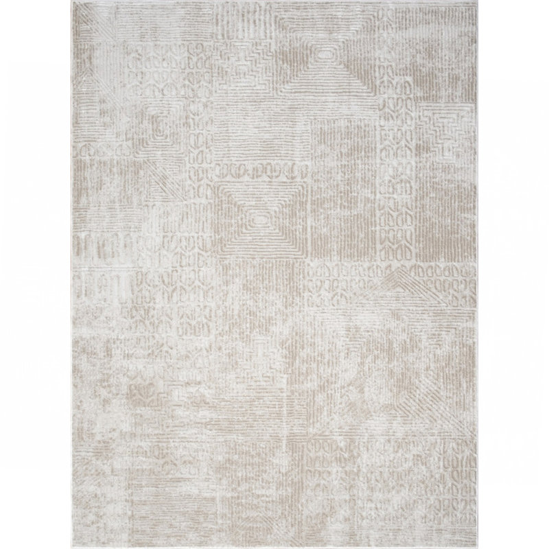 Ivory Area Rug, Rectangle 7'10" x 10'3"
