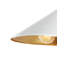 Applique murale simple blanche Serpa