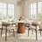Farmhouse Kitchen Table Round Dining Table Circular For 4/6/8 Gullu Modern-1371045235