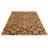 One-of-a-Kind 8'0" X 9'9" New Age Wool Area Rug in Tan/Dark Brown