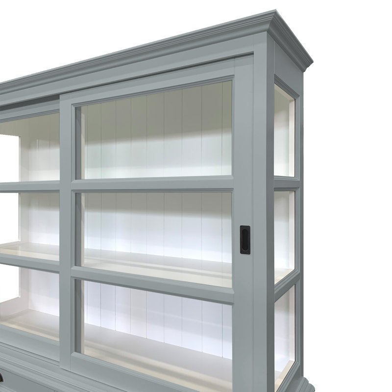 Baya Display Cabinet, Traffic Grey