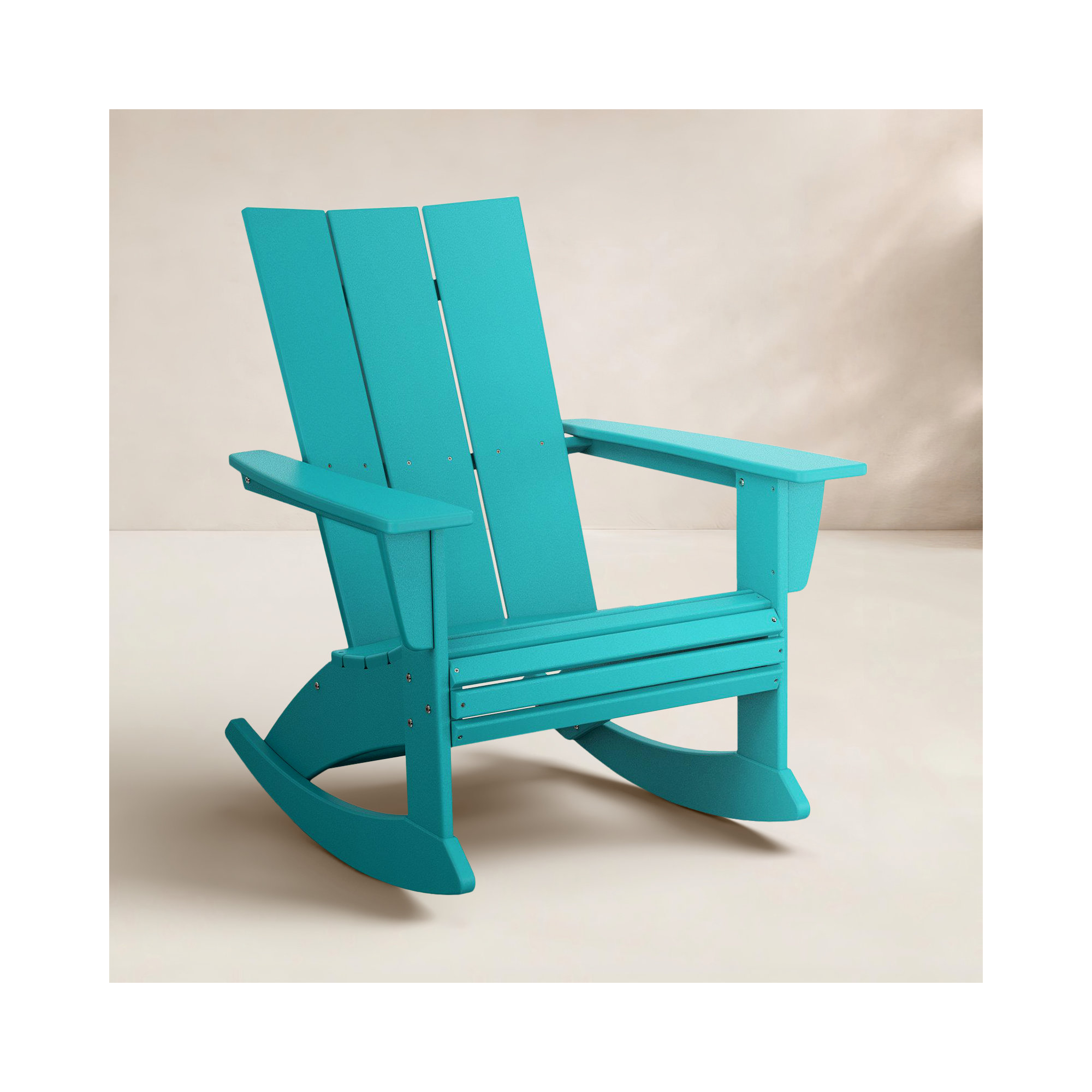 POLYWOOD Outdoor Rocking Polywood Chair, Aruba