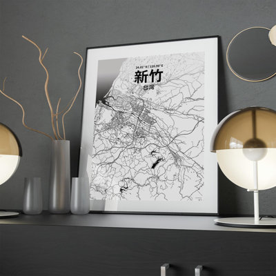 Hsinchu (chinois traditionnel), impression sur toile tendue