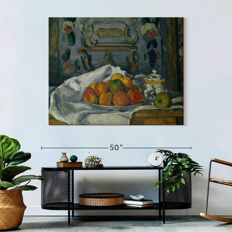Plat de pommes Cezanne, H 36 po x l 45 po