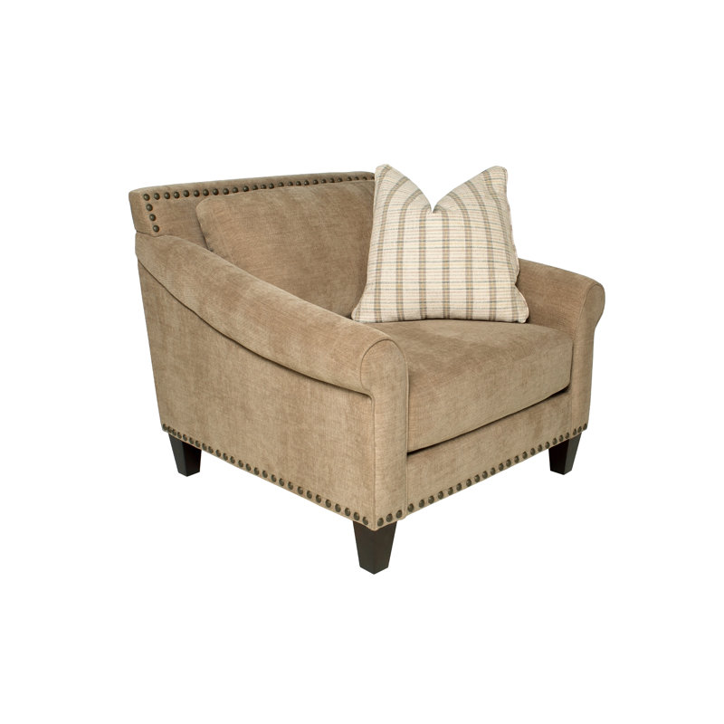 Chaise et demi en polyester de 42,5 po de largeur