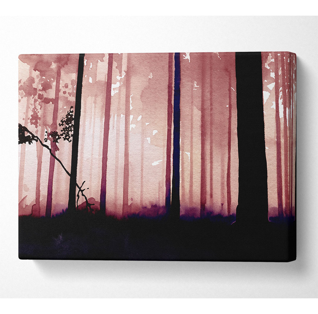 Mauve Forest Mist - Druck