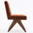 Turfed Linen Upholstered Dining Chair Armless Parsons Side Chair With Solid Wood Legs-109248750