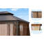 12 pi. L 12 pi. D Pavillon de jardin en aluminium