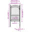 Nessie 259.08 cm W Gate Fencing-149516216-149861187
