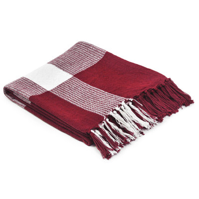 Plaid Cotton Blanket