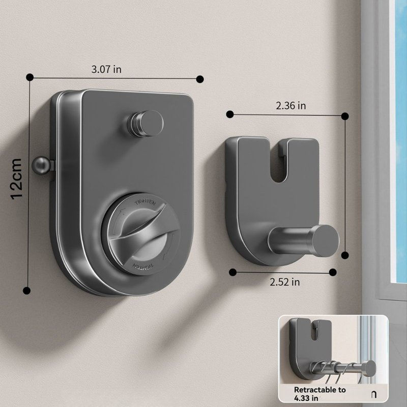 13.8 ft Retractable Clothesline