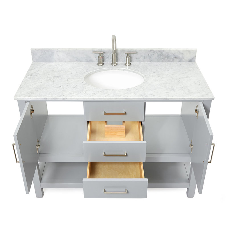 Bayhill 49'' W Single Vanity, Gray