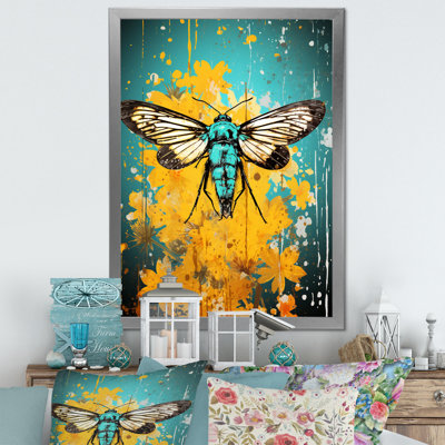 «Green» and Green Pop Insect Art Moth I - insectes et insectes, art mural