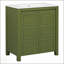 Meuble-lavabo de ferme 30 po avec lavabo en céramique, porte à fermeture en douceur, tablette réglable, armoire de rangement vert olive, structure en bois moderne, conception spacieuse et surface facile à nettoyer-1475087907