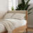 Besan Solid Wood Boucle Upholstered Twin Daybed-266135917
