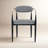 Ayliana Fabric Arm Chair Dining Chair-1369978448