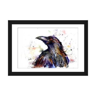 « crow », reproduction d’art sur toile tendue