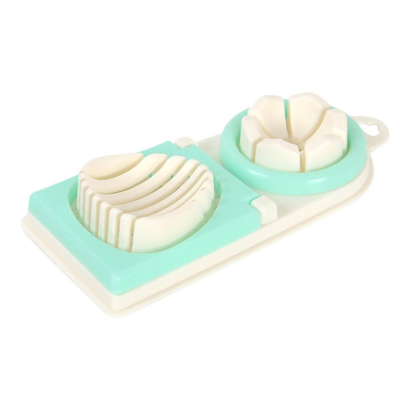 Couteau à double gadget de cuisine double en acier inoxydable Kondieu, Green