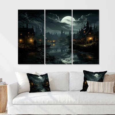 Ensemble de salon d'art mural Moody Night
