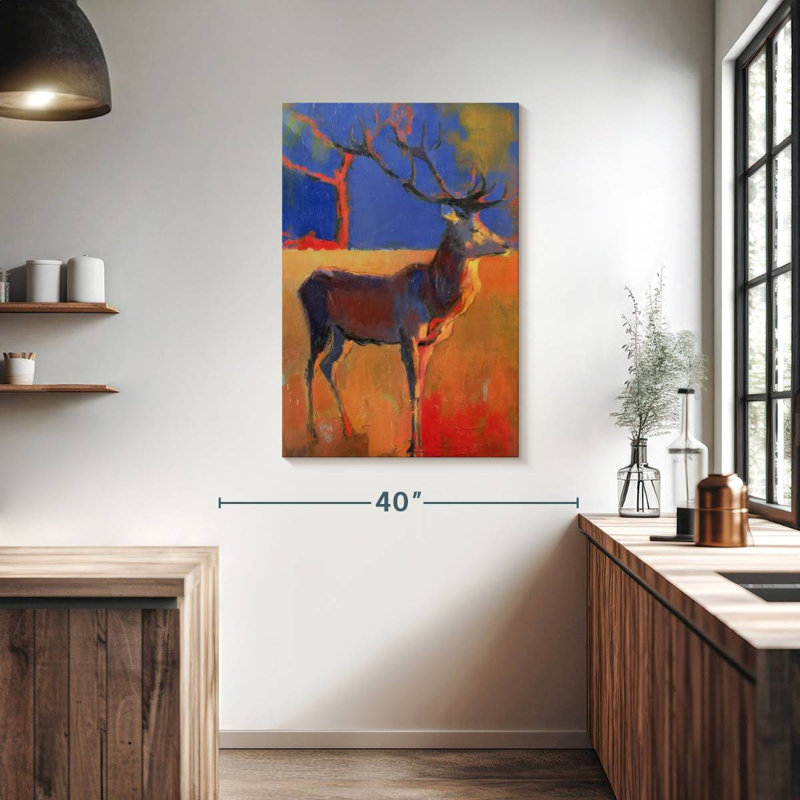 The Red Tree, 39" H x 26" W