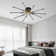10-Light Linear Ceiling Light with Remote Control