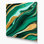Abstrait art fluide sur toile verte 72