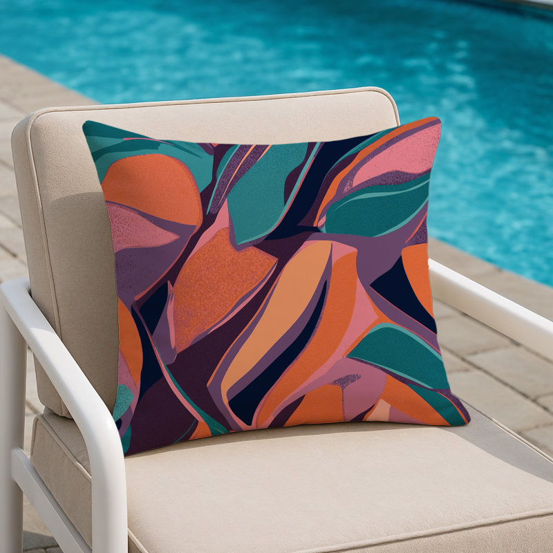 Coussin décoratif intérieur et extérieur Spectrum Charge, Square 20"