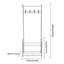 Eithne 57 cm W Hall Tree with Shoe Storage