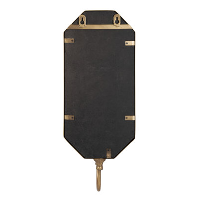 Judine Metal and Mirrored Taper Wall Sconce Candle Holder
