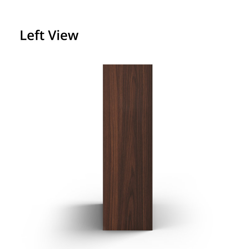 Presly 3  Tier Cube Bookcase Modern Bookshelf with 10 Cubes, Brown, (10 Shelves) 33.07"H x 43.31"W x 11.61"D