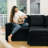 L Shaped Sofa Set Apartment Pull out Sofa Bed Modular Sectional Corner Couch Convertible Livingroom Sleeper Can Bear 450 LBS-101957234