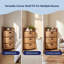 Quart 34 in. H Handcrafted Acacia Wood 3-Tier Corner Storage Cabinet with 3 Water Hyacinth Baskets, Natural-130287240