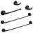 Bathroom Hardware Set 4-Pieces Bathroom Towel Rack 24 Inches Adjustable Bathroom Accessories Set-111472080