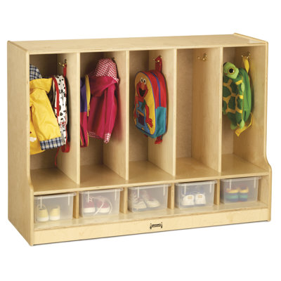Jonti-Craft® Toddler Coat Lockers with Step