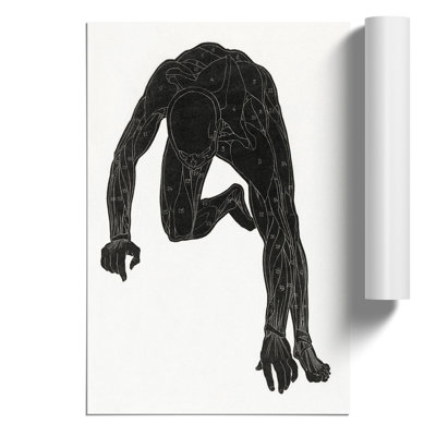 Anatomical Study of a Man by Reijer Stolk - Frameless Print