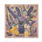 Purple Boho Pottery Blooms III - Boho Pottery On Wood Print-116524229