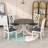 Avenly 5-Piece Round Dining Table Set, Kitchen Table Set with Upholstered Chairs for Small Places-987013588