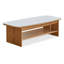 Table basse blanche et en pierre frittée Burlywood-109242748
