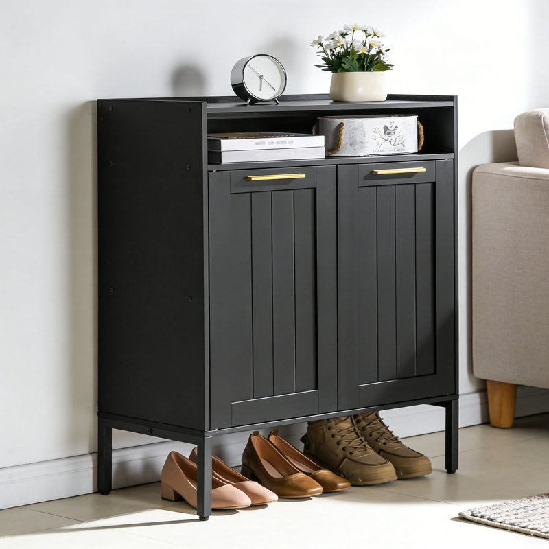 Range-chaussures à 6 niveaux avec tablettes réglables