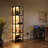 4-Light LED Bookshelf Column with Remote, for Living Room & Bedroom
